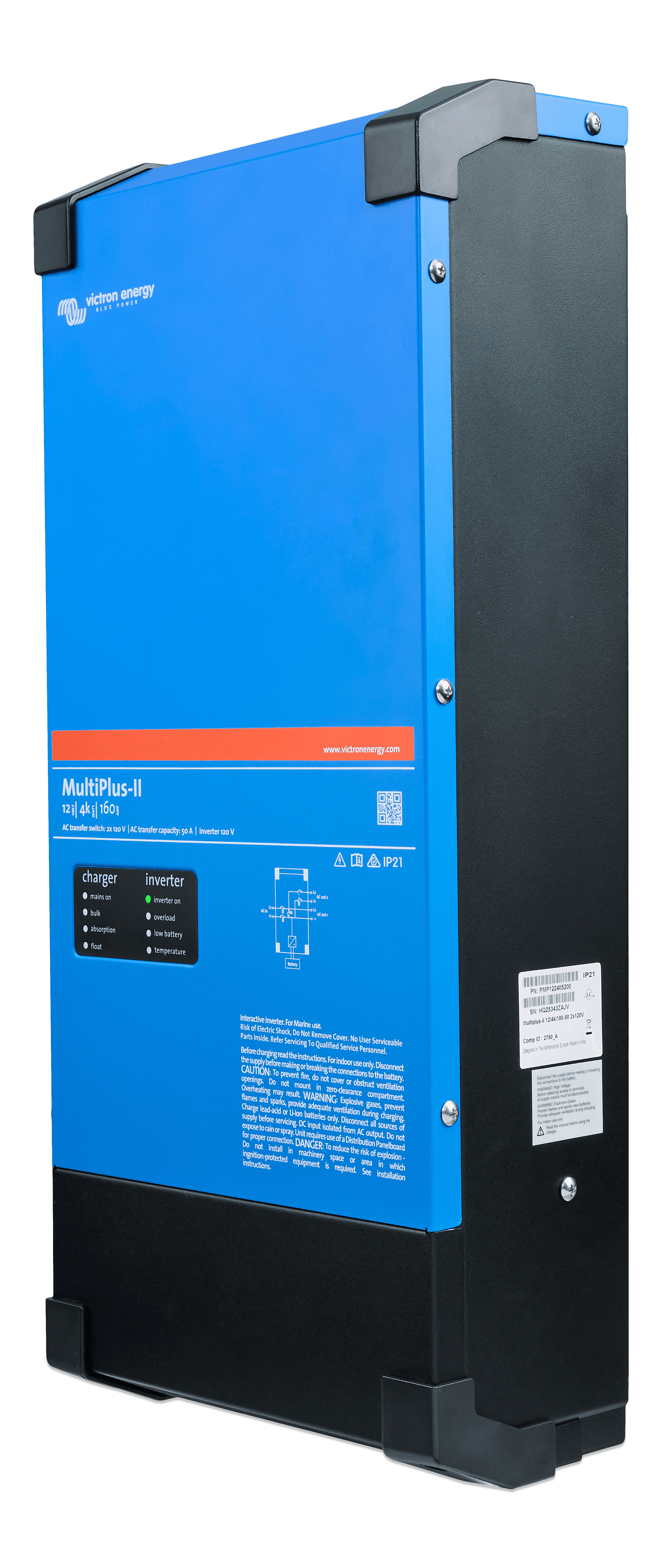 MultiPlus-II 12V 4k 160A 2x120V (Left) thumbnail