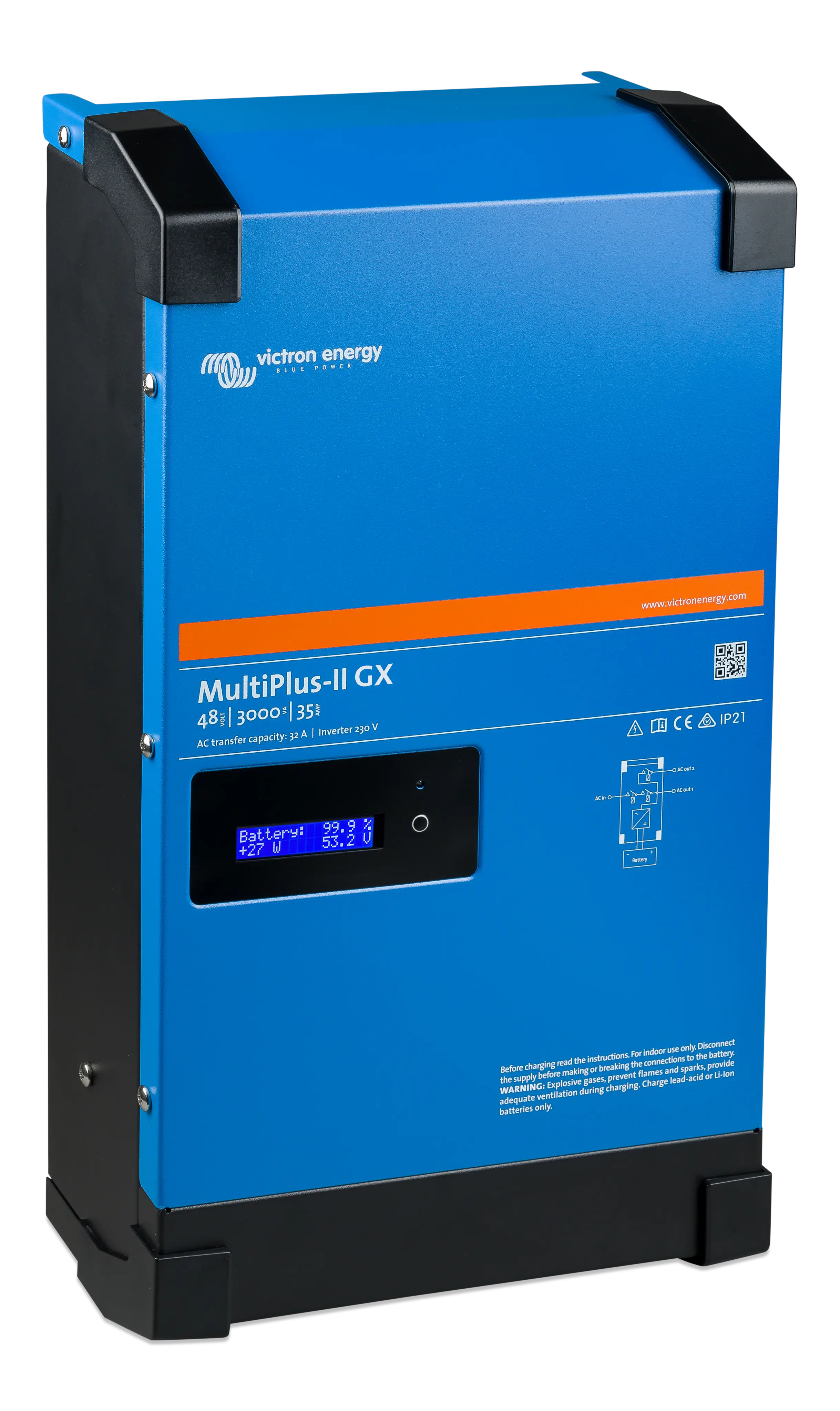 MultiPlus-II 48V 3kVA 35-32 230V GX (right) thumbnail