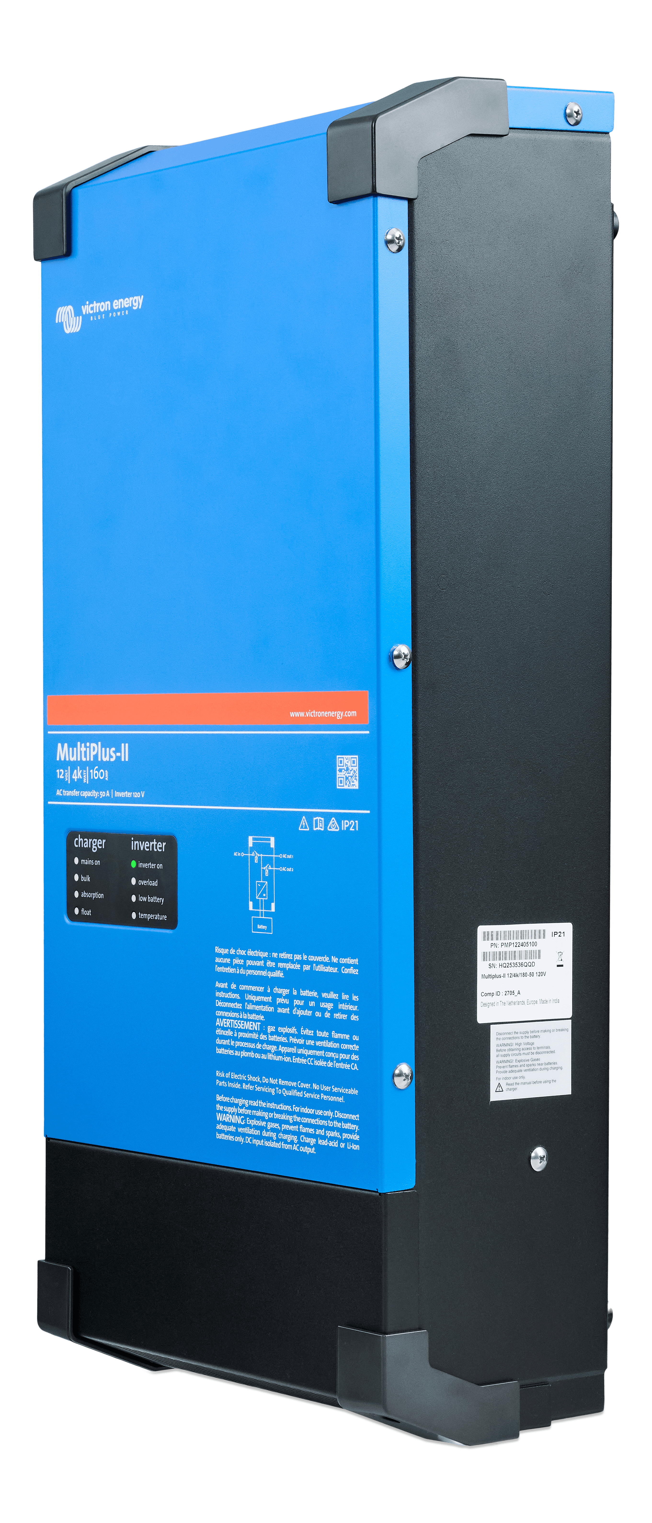 MultiPlus-II 12V 4k 160A 120V (Left) thumbnail