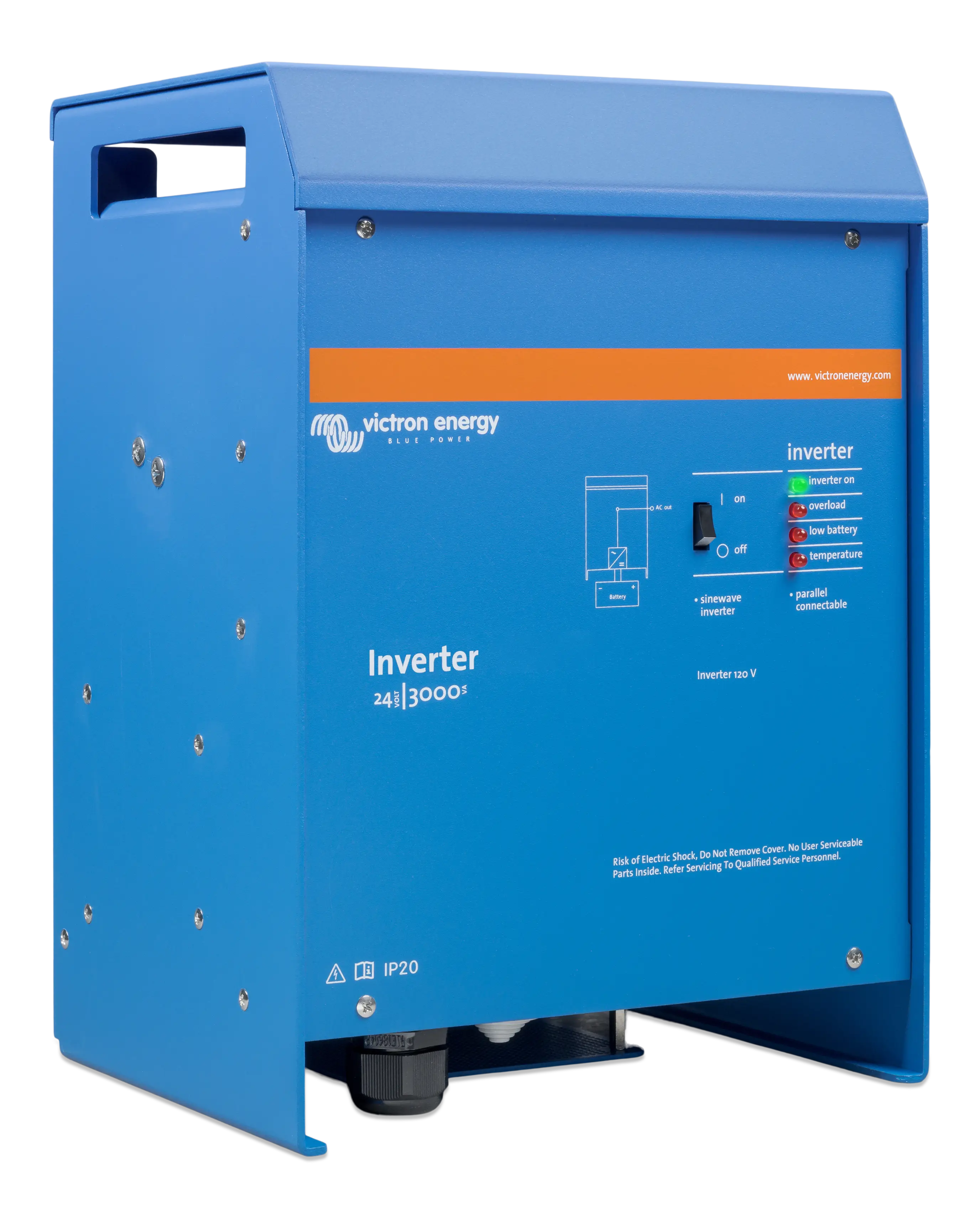 Inverter 24V 3000VA 120V VE Bus (right) thumbnail